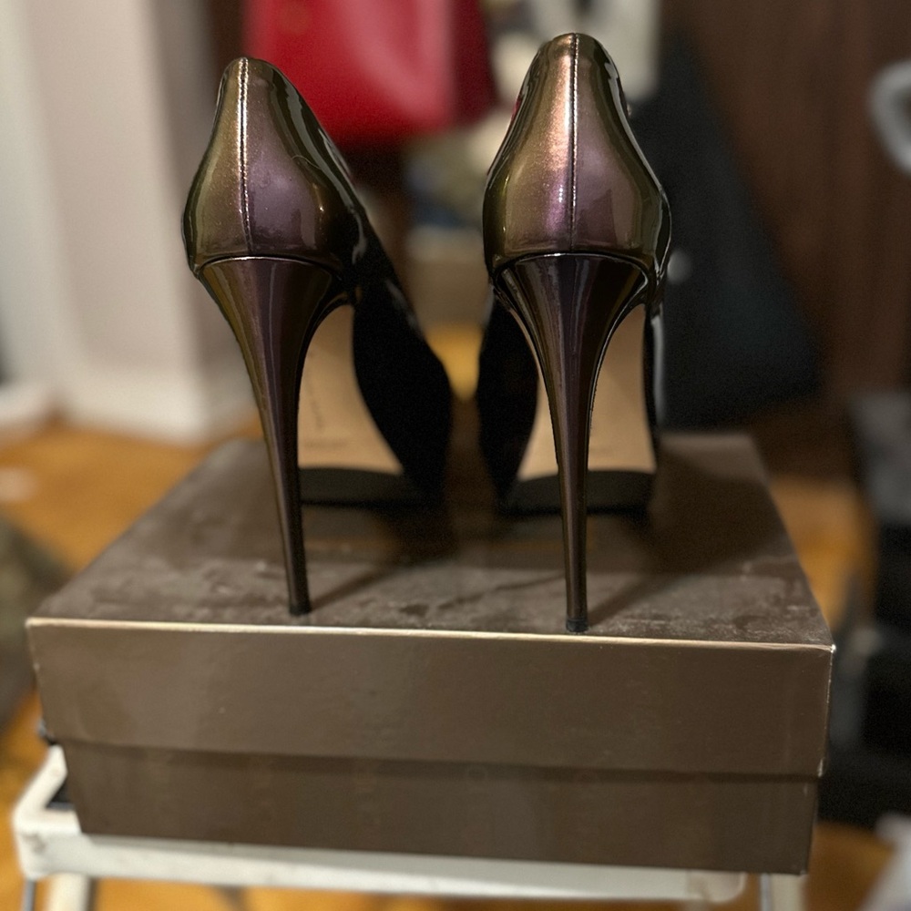 Gianni Marra Patent Leather Platform Pumps